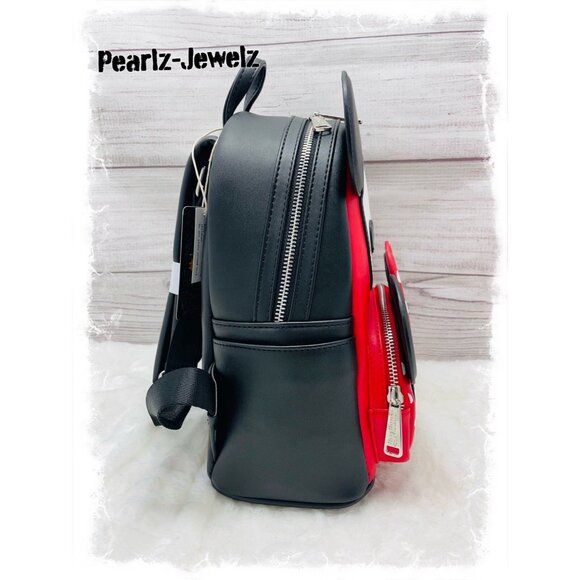 Loungefly Funko Pop! Mickey Mouse Minnie Mouse Cosplay Figural Backpack NWT main image 6